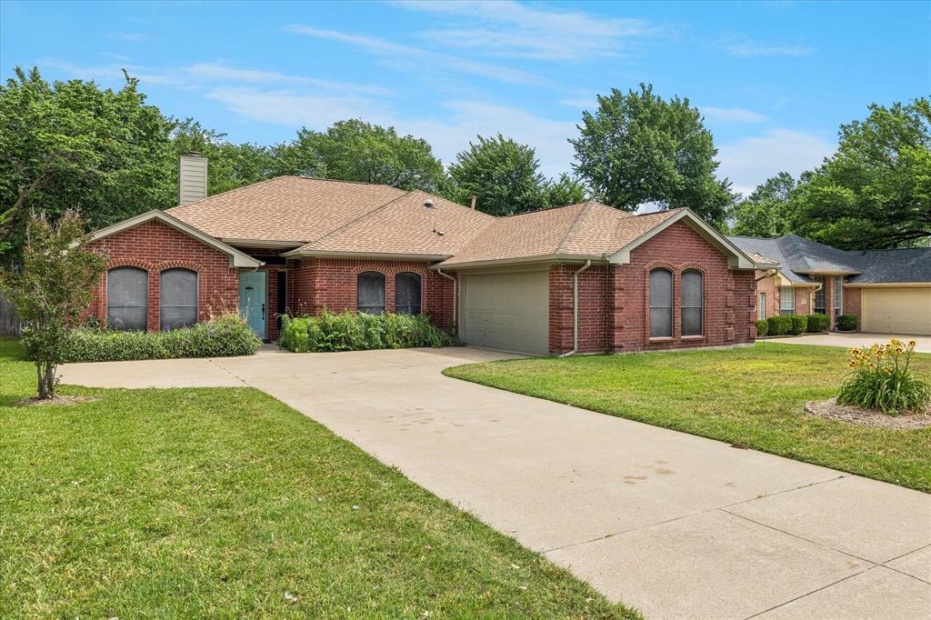 Back on the market, no issue with the property, buyers financing didn't approve. So now available for you!     Welcome to this well-maintained home located in the highly sought after Kennedale ISD. This inviting property features three bedrooms and two full baths, along with a formal dining room and a dedicated office—perfect for remote work or study. The spacious living room offers a cozy fireplace and a wall of built in bookshelves, blending comfort, character, and everyday convenience. Fresh paint brightens every room, giving the home a clean, modern feel. Step outside to your own private oasis with a beautiful in ground pool, ideal for relaxing or entertaining. A large shed in the backyard to store lawn and pool equipment.  Sprinkler system.  A wonderful opportunity to own a move in ready home in a fantastic location.