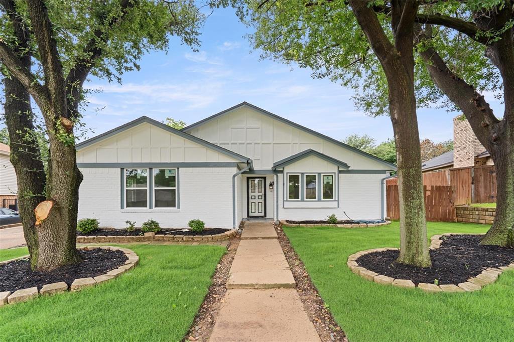 Property is being sold as an REO (bank-owned property). Seller will not make any repairs except those required by a buyer's lender.

Welcome to 2024 Oakmeadow in Bedford! This beautifully updated home offers a great combination of modern upgrades, spacious living, and outstanding outdoor amenities. Enjoy peace of mind with a brand-new roof installed in 2025, fresh sod in the front yard, and French drains designed to help manage water runoff and protect the property.

Inside, you'll find an updated kitchen featuring a newly added island with a stunning waterfall countertop, along with a full suite of appliances that make cooking, entertaining, and everyday living easy and enjoyable.

The backyard is where this property truly shines. A large covered patio provides the perfect space for relaxing or hosting gatherings, while the oversized yard offers plenty of room for a pool, playset, garden, or other outdoor projects.

With modern updates, a functional layout, and exceptional outdoor living space, this move-in-ready Bedford home is a fantastic opportunity. Schedule your private showing today!