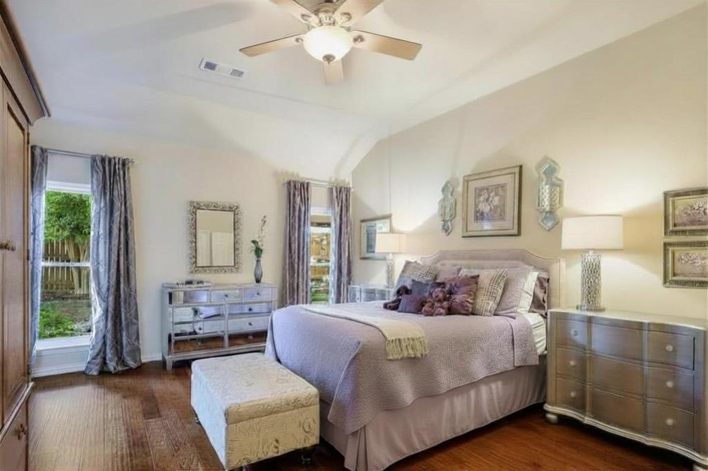 Ideally located in McKinney with access to highly sought after Frisco ISD schools, the home offers the perfect blend of value and location. This meticulously maintained one-owner, northeast-facing home offers an exceptional location near Highways 121 and 75, providing easy access to shopping, dining, parks, and the scenic Crepe Myrtle Trail. Thoughtfully updated and move-in ready, this one-story home features hardwood floors, tile flooring, neutral paint tones, and an open-concept design ideal for both everyday living and entertaining. The spacious living area is anchored by a cozy gas-log fireplace, creating a warm and inviting gathering space. The kitchen offers granite countertops, 42-inch wood cabinetry, and a sunny breakfast area that flows seamlessly into the living space. The private primary suite overlooks the backyard and features a sitting area, plus two oversized walk-in closets that provide exceptional storage.
Need flexible space? The dedicated office includes a closet and can easily serve as a fourth bedroom, nursery, exercise room, or hobby space.
Step outside to one of the home’s standout features—a remote-controlled louvered pergola with ceiling fan. Whether you’re enjoying morning coffee, outdoor dining, or relaxing with friends, this backyard retreat offers year-round enjoyment. Recent updates include quartz bathroom countertops, epoxy garage flooring, HVAC replaced in 2022, new windows and roof in 2024, radiant barrier added in 2024, providing comfort, energy efficiency, and peace of mind. Located less than two miles from the McKinney Apex Centre and John & Judy Gay Library, and just minutes from Downtown McKinney, Costco, hospitals, McKinney ISD Stadium, shopping, dining, and the future Sunset Amphitheater.
Some homes look great online. This one is even better in person. Come experience the thoughtful updates, flexible layout, and outdoor living space that make this home truly stand out.