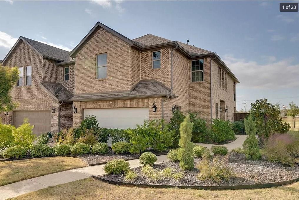 Gorgeous Megatel model home located on a corner lot in Plano, TX! This 3 bedroom, 2.1 bath home. Spacious and open floor plan features beautiful high ceilings, quartz top island and gas stove. Close to 121 hwy, tollway, restaurants and shops. Fridge, washer and Dryer are included. Welcome Home!
