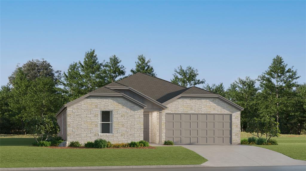 This new four-bedroom home offers convenient single-story living. Three bedrooms boast a private location near the front of the home, leading to an open-concept layout shared between the kitchen, living and dining areas. A versatile flex space is tucked away to the side, and a luxurious owner’s suite is nestled into a private rear corner, complete with a full bathroom and walk-in closet.
Prices and features may vary and are subject to change. Photos are for illustrative purposes only.