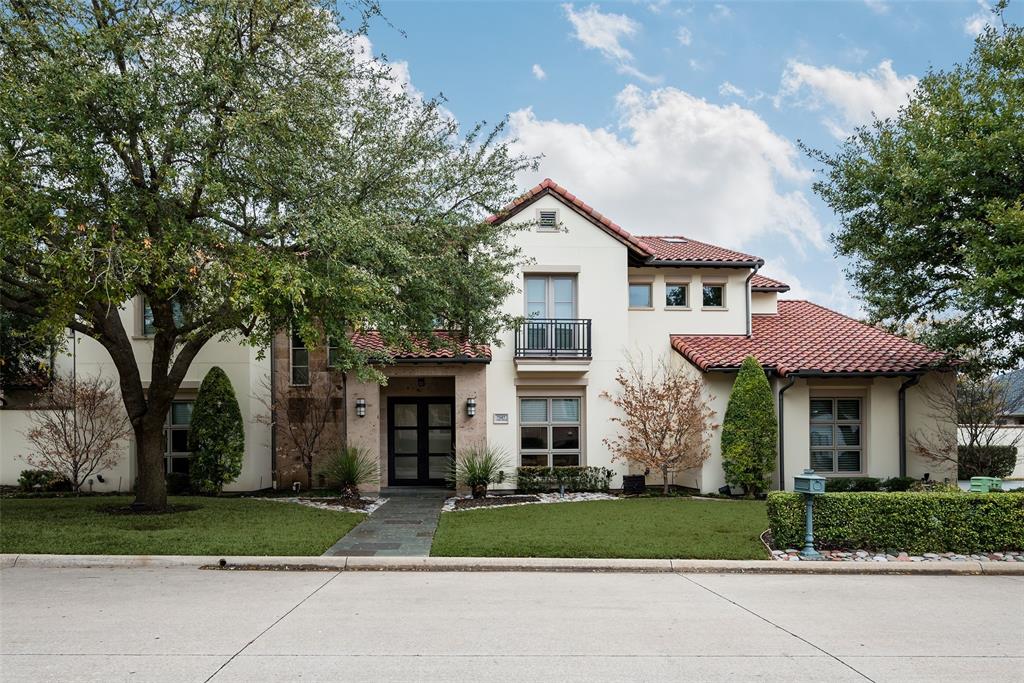 Run, don’t walk to experience this exceptional custom built 6,837 sf Sharif Munir home in Dallas’ Premier gated Lake Forest. Completed in 2006 and remodeled and refreshed in 2018, the home shows like new. No expenses spared in this Santa Barbara style home. Sleek kitchen updated with German-made Leicht cabinetry with lighted drawers, premium Miele appliances, home theater with top-of-the-line equipment, fabulous outdoor space with lap pool, Lynx 42” Professional grill, outdoor refrigerator, Cabana with folding doors complementing the indoor-outdoor space, and artificial turf. Large primary suite with huge custom closet system, bath with steam shower and sauna, and private enclosed balcony. TV room, exercise room, 4 ensuite bedrooms, two offices, 3 car garage with new epoxy floors, insulated garage doors with Lift Master openers, this home has it all. Sited on a double lot, with over a half-acre of land, this is a rare find in Lake Forest. A LIVE, WORK, PLAY DREAM!