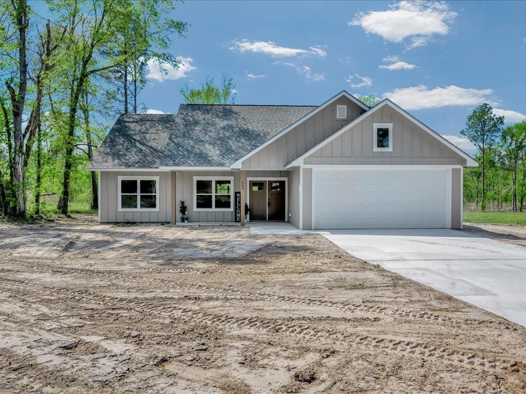 New construction on a generous 0.75-acre lot! This 3-bedroom, 2-bath home features an open-concept layout with a split-bedroom design and tall ceilings throughout, creating a bright and spacious feel. The island kitchen offers ample storage, abundant counter space, and a breakfast bar—ideal for both everyday living and entertaining. The private primary suite includes a large walk-in closet, dual vanities, and an oversized walk-in shower. Complete with a double attached garage, this home blends comfort and functionality.