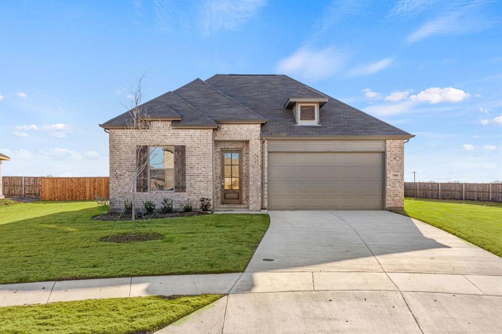 MLS# 21223284 - Built by Cambridge Homes, LLC - Ready Now! ~ The Wade floor plan in Tinsley Meadows offers 1,806 square feet of thoughtfully designed single-story living with 3 bedrooms, 2 bathrooms, and a 2-car garage. This open-concept layout features a spacious kitchen that flows seamlessly into the dining and living areas, creating an ideal space for both everyday living and entertaining. The private owner’s suite is tucked away at the back of the home and includes a walk-in closet and well-appointed bath, while secondary bedrooms are positioned near the front for added privacy. With options like a covered patio, study, and enhanced kitchen layout, the Wade provides flexibility to fit your lifestyle in one of Van Alstyne’s most desirable communities.