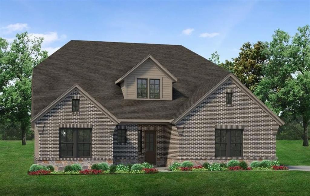 Estimated completion August 2026!Ask us about our Trade In Trade Up program, we can buy your home if you buy ours! The Magnolia is a one-of-a-kind floor plan with everything you need and more. With 4 spacious bedrooms, 3 full bathrooms and a powder bath, a 3-car garage and a whopping 3,412 square feet—this floor plan is one you wouldn’t want to pass up. Enter through the door at the charming front porch to find a gorgeous foyer with the most grand staircase you’ve ever seen. Past the stairs, you’re welcomed by the main living area—made up of the beautiful family room, inclusive dining room and chef-inspired kitchen full of appliances with a huge walk-in pantry, and a massive island for extra seating and counter space. The covered back patio is connected to the family and dining areas, and its size nearly takes up the length of the whole house—perfect for adding an outdoor kitchen and living area. The exceptional owner’s suite is found to the right of the family room, accompanied by an enormous bedroom with enough space for a king-sized bed and so much more. The owner’s bathroom contains two separate sinks and vanities with a spa-style tub in between, across from the luxurious walk-in shower. Past the bathroom, you have convenient access to the laundry room and two oversized walk-in closets—maximizing space for storage and wardrobes. On the left side of the front of the home lies a bedroom, two bathrooms, and a flex room with the ultimate amount of natural lighting—perfect for a study room with french doors. Upstairs, you’ll find two additional bedrooms and a bathroom, as well as a convenient loft area that opens up to the first floor of the home. This layout effortlessly combines private living areas with togetherness in the home, and there is no other floor plan out there that embodies an ideal dream home like the Magnolia does.