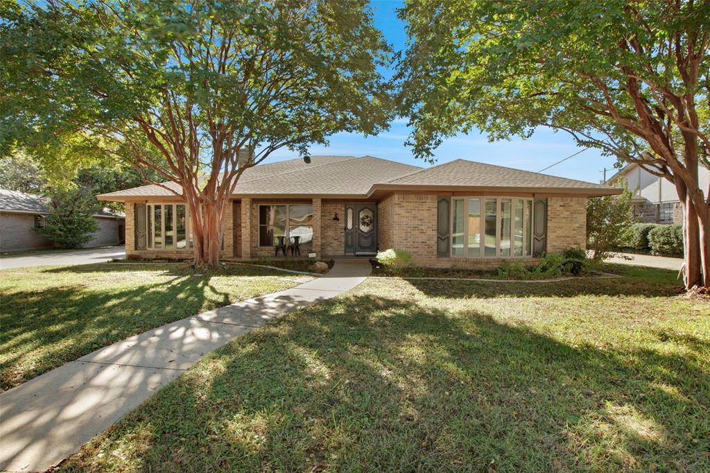 This adorable, updated ranch home is the perfect blend of comfort & efficiency, offering a peaceful retreat with modern touches. No HOA! The spacious layout features a split floor plan with a private master suite, separate shower, soaking tub, dual vanities & 2 walk in closets! The chef's kitchen features a plethora of freshly painted cabinets & an island with cooktop. Bathrooms have new toilets, sinks & countertops. There's more! The gated backyard has an additional parking pad, splendid hardscaping, artificial privacy headgear, pool, a new board on board privacy wood fence, & backs to a serene greenbelt. Solar panels paid in full!  Additional upates include 2024: exterior paint, electric vehicle charger, smart wifi pool timer & sprinkler controller, 2023: 50 amp circuit, electrical panel & pool updated & grounded, new kitchen appliances (cooktop, oven, dishwasher, fridge & range hood). 2021 HVAC, 2019 pool pump & filter, 2016 roof and front windows!. Finished garage, fresh interior paint, hardware, fixtures, & sleek concrete floors throughout make this move in ready and maintenance free for years to come. Don't miss the opportunity to own your own piece of paradise!  Home is also listed for lease $3350 unfurnished, $4200 furnished.