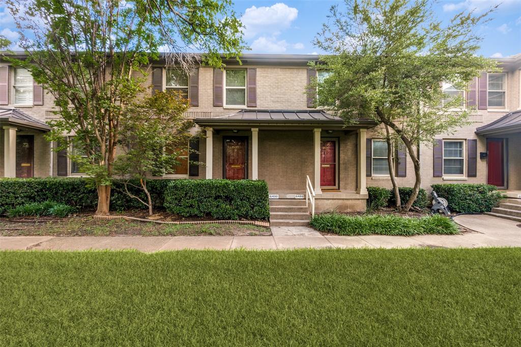 Perfectly positioned in the heart of Dallas, this beautifully updated, two-story condo blends classic character with thoughtful updates and functionality. From the moment you arrive, a welcoming front porch overlooks quiet, tree-lined green space, setting the stage for a warm, comfortable home. Step inside to find freshly painted walls, new updated baseboards, and crisp window and door casings throughout. Gorgeous, gleaming hardwood floors extend through the open living and dining spaces—perfect for everyday living and effortless entertaining. The main level features a thoughtfully designed kitchen and a convenient powder bath, both elevated with brand-new tile flooring. The kitchen pantry is equipped with custom pull-out shelves for optimal organization, and all appliances are included with the home. Hardwoods continue upstairs into two spacious bedrooms, both upgraded with brand-new ceiling fans. The generous primary suite features two ample closets for optimal storage, while the second bedroom offers a versatile space for a guest room, home office, or cozy reading nook. A beautifully updated full bathroom offers a touch of calmness to your daily routine. Step out back to your own private, fenced oasis. It's the perfect backdrop for enjoying your morning coffee, hosting wine nights, or unwinding in the evening. Ideally situated just minutes from Highland Park Village, Inwood Village, Uptown, Downtown, and Dallas Love Field. With convenient access to the North Dallas Tollway, your commute is quick and easy, putting the best of Dallas's dining, shopping, and energy right at your fingertips.