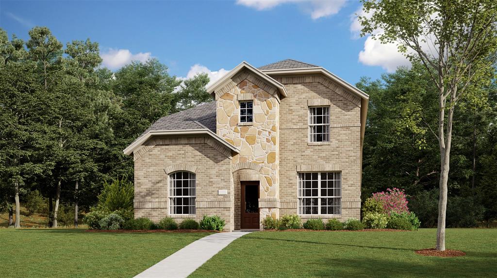 LENNAR - Lonestar Collection at Northpointe - McAllen Floorplan - This two-story home is perfect for families with three bedrooms and an open concept living area. Two bedrooms are situated at the front of the home, including the owner’s suite, which has a full bathroom and walk-in closet. Down the hall is the kitchen, which flows seamlessly into the living room and breakfast nook and connects to a covered patio. Upstairs is an additional bedroom, as well as a game room.