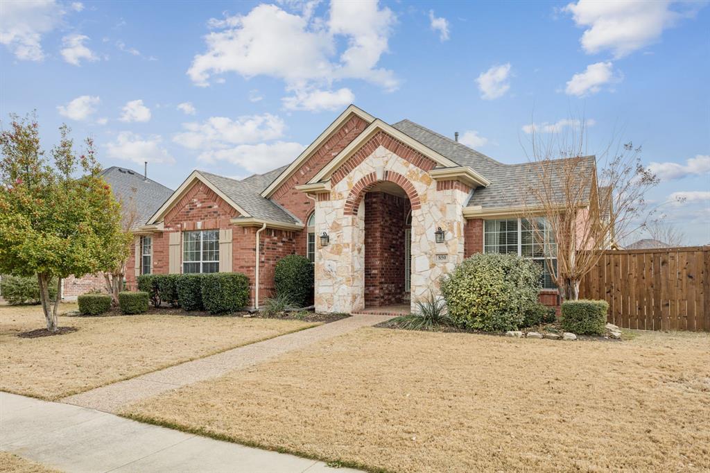 This meticulously maintained home is located in the highly desirable Gentle Creek Estates, a community known for its serene greenbelts, tranquil water features, and exceptional lifestyle amenities. Thoughtfully designed with a smart, open-concept floor plan, this home offers several living spaces, ideal for both entertaining and everyday living. Recent updates include newly installed carpet, while the immaculate flooring and neutral paint palette throughout reflect true pride of ownership. The flexible layout provides the perfect balance of open gathering areas and private retreats, allowing the home to easily adapt to social events or quiet living depending on how the spaces are used. The primary suite is spacious and finished in timeless, neutral tones, making it easy to personalize to any design style. Secondary bedrooms are generously sized with excellent closet space, and built-in features make select rooms ideal for a student, home office, or creative workspace. Additional highlights include hardwood flooring, granite countertops, abundant storage, and a large, private backyard, perfect for relaxing or entertaining, complete with a patio and cedar pergola. Residents enjoy access to Prosper ISD, one of North Texas’ most sought-after school districts. Be sure to drive by the Gentle Creek Golf & Country Club when touring - this home truly delivers on comfort, function, and lifestyle.