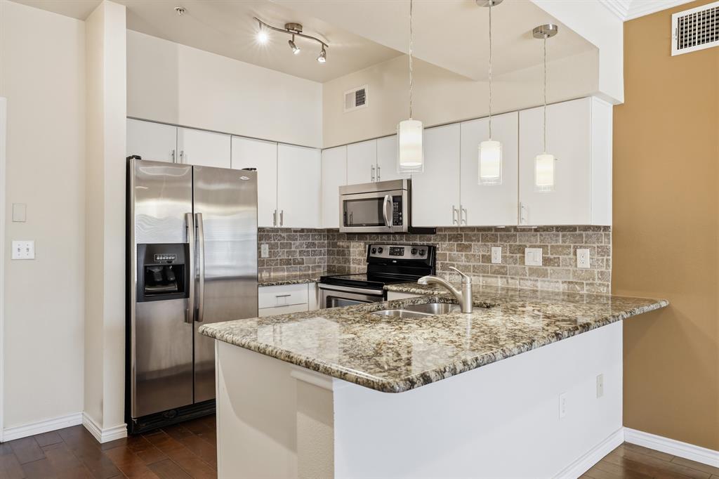 Why settle for one primary suite when you can have two? Welcome to 3102 Kings Road, Unit 2212—a stylish and conveniently located Dallas condo offering 968 square feet, two spacious primary bedrooms, and two private primary bathrooms. This versatile floor plan is perfect for roommates, guests, a home office setup, or anyone who appreciates a little extra privacy.

The open-concept kitchen and living area features beautiful hardwood flooring and creates a comfortable space for relaxing or entertaining. Both bedrooms offer cozy carpeting, while the bathrooms feature easy-to-maintain tile flooring. No shared laundry room here—the private laundry closet inside the unit comfortably accommodates a full-size washer and dryer side-by-side.

Step outside onto your private balcony overlooking the community’s main courtyard, offering a beautiful view and fresh air to help you unwind. The unit also includes two dedicated covered parking spaces conveniently located near the stairwell, making everyday access quick and easy.

BuT wHaT aBoUt ThE hOa!? The $495 monthly HOA dues provide exceptional value and include water, sewer, trash, Spectrum high-speed 300 Mbps internet, cable television, a community swimming pool, outdoor grilling area, fitness center, community room with a full kitchen, and a dedicated green space for pets. Plus a concierge at the front office! 

Location is where this condo really shows off. You’ll be approximately three miles from Dallas Love Field Airport, Uptown, University Park, and Highland Park, with quick access to Oak Lawn, the Dallas Medical District, UT Southwestern, Parkland Hospital, shopping, dining, entertainment, and major highways.

Two suites, two covered parking spaces, and an HOA package that covers many of your everyday essentials—this condo makes Dallas living easy, nice and affordable.