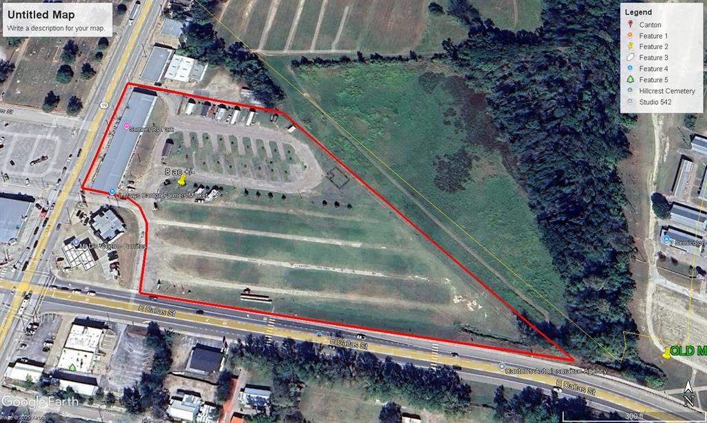 This property has it all!  Located in downtown Canton, TX and part of the World Famous First Monday Market. 20,000 sq ft of warehouse storage, retail pavilion and mini storage.  Open air parking lot will hold 475-500 cars during market events.  Short term rental opportunities include 5 tiny homes and 20 RV spaces, with room for more.  All located with frontage on both State Hwy 64 and State Hwy 19.