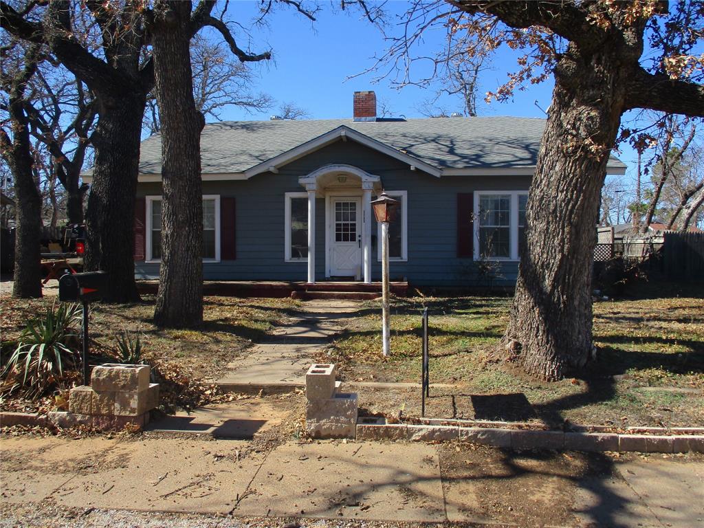 Great Location for this Frame Home. Living Room with Fireplace, Large Kitchen that has Pantry, Utility Closet, Island. Den has Good View of Back Yard. 3 Bedrooms, Closets and Fans, Full Bath and Shower Bath. Detached Double Garage with Storage Room. Privacy Fenced!