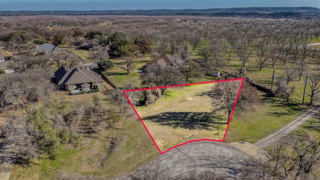 Build your dream home on this prime cul-de-sac lot in Pecan Plantation. Located in an established section of the community, this homesite is surrounded by mature trees, lush lawns, and well-maintained homes — offering a setting far different from newer areas with mostly undeveloped lots and few trees. The adjacent lot is unlikely to be built on, creating additional space and seclusion. No huge house required; minimum 1200SF.  Utilities available. Septic will need to be installed. No timeframe to build. Bring your own builder. Pecan Plantation residents enjoy 36 holes of championship golf, clubhouse dining, marina and boat ramp on the Brazos River, pools, tennis and pickleball courts, fitness center, parks and playgrounds, walking trails, equestrian facilities, private airstrip, campground, on-site grocery, and 24-hour guarded security. 

All of this just minutes from historic Granbury — consistently voted one of the best small towns in Texas — known for its charming downtown square, lake access, dining, and year-round community events.

Build now or hold for the future — premium cul-de-sac lots in established areas are hard to find!