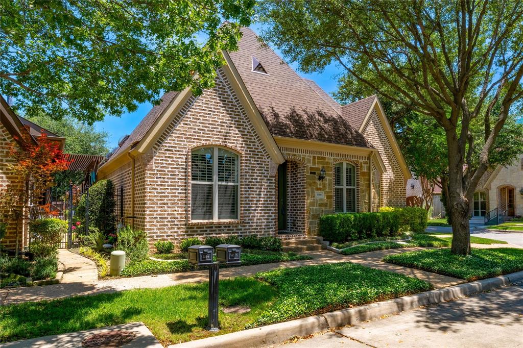 Refined. Sophisticated. And crafted for exceptional value. Here, maintenance is a breeze, with a lifestyle of simplicity, quality, flexibility, and privacy. Tucked inside the charming, ultra-private gated community of Cambridge Gate in North Dallas, this home offers a rare single-story design with 3 bedrooms + an office. Thoughtfully maintained by its original owners and enhanced with custom builder upgrades, this home effortlessly blends refined luxury with relaxed, everyday elegance. Filled with natural light, soaring ceilings, recently refinished hardwoods, and an open floorplan, every detail combines style and comfort. The large, open living area, dining room, and completely renovated kitchen are seamlessly complemented by custom cabinets & built-ins, high-end SS appliances, 5-burner gas cooktop, custom vent hood, and beautiful Quartz counters. The large living room and custom stone fireplace overlook a pretty side yard and patio, just right for morning coffee or tranquil evenings. A relaxing primary suite with seating area beckons you to unwind, with a vaulted ceiling and more peaceful views of the side patio. A spa-like bath, long double vanity, soaking tub, separate shower, and an enormous 3-tier closet complete your retreat. Two additional large bedrooms and two generous bathrooms up front are separate, and perfect for guests, plus a dedicated office sits between, with pretty views to the front. New HVAC in 2025 will help ensure you're comfortable year-round. Cambridge Gate is a private, boutique enclave of only 55 homes, where manicured grounds and lush green spaces create a serene, secure setting. Neighborhood events will help you feel right at home, and the HOA takes care of lawn & tree maintenance. Convenient to shopping, outstanding restaurants, Trader Joe’s, Whole Foods, Central Market, GB-190, Tollway, and the best that North Dallas has to offer.