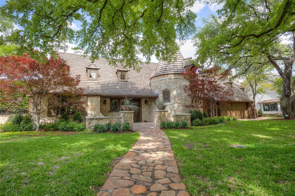2920 Simondale was designed by architect Charles Dilbeck with construction commissioned by I.C. and Jewel Brannon Parker. I.C. was the long time president of Pangburn’s Chocolates in Fort Worth. Nestled on nearly an acre, this 1937 English cottage has only had four caretakers in its 86 years. The craftsmanship and details of the beautiful millwork, antique appointments, and luxury finishes make for a grand and dignified home. So many features and amenities make this home a truly special place. I.C. was credited with inventing The Drumstick ice cream cones sold by Nestlé to this day. But his wife, Jewel, should get most of the credit when it comes to the treat's name. It was Jewel who said it looked like a fried chicken leg and named it the Drumstick. Jewel also served as the official artist for Fort Worth’s Frontier Centennial Celebration appointed by New Your Director Bill Rose. Please see features list in documents.