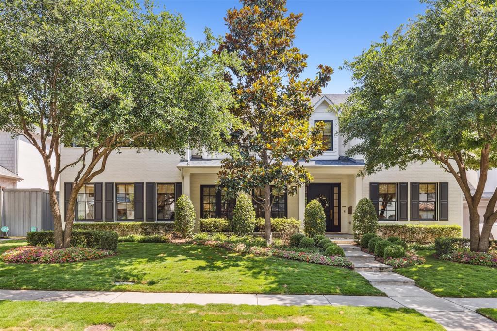 Lux living in the Preston Hollow neighborhood! This timeless property exudes elegance and sophistication; with 5 beds and 4.2 baths, this updated home offers abundant space for comfort and lush landscaping to ensure privacy. As you step through the substantial 4' wide front door, prepare to be captivated by the craftsmanship and attention to detail. The kitchen boasts Thermador appliances, water filtration system, marble countertops, soapstone oversized island, and Miele dishwasher. Large primary suite on the main level and has a spa-like bath with large closet and vanity area. Approximately 300 square feet (not on tax rolls) have been converted into a gym, and an additional 300 sf of unfinished attic space used for storage. Exterior features a screened-in porch, pergola, resort-style pool, and landscaped grounds with turf. Full list of features and upgrades available. Prime location close to Preston Hollow Park, prestigious private schools, and the best shopping and dining!