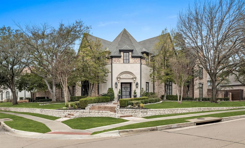 Welcome to this exquisite home in prestigious Pebble Brook at Willow Bend! Fully remodeled to studs in 2022, this home has immaculate attention to detail and is full of convenience and style. Welcome guests with elegant formal living room, featuring vaulted ceilings, stone fireplace, and wall of windows offering natural lighting.  Sleek dining room boasts glass wine room and modern chandelier. Spacious study has custom built-ins, unique chandelier, and space for seating area. Oversized den is perfect entertaining space, with vaulted ceilings, wall of windows that slide open to spacious patio, and convenient wet bar with built-in seating. Gourmet kitchen is a delight, with built-in luxury appliances, oversized island with seating, and stylish chandelier. Viking range and Subzero refrigerator level up kitchen to a truly indulgent chef’s experience. 
Step into genuine primary suite retreat that boasts recessed ceilings, sitting area, and windows that pour in natural lighting. Escape to private spa in primary bath, with advanced steam shower, Hollywood-style tub, and dual vanities accented by sleek granite countertops and digitally-lit mirrors.  Custom walk-in closet is full of built-ins for storage, as well as custom lighting and mirrors. Spacious secondary bedrooms boast ensuite baths, walk-in closets, and individual thermostats. Exercise room offers space for workout machines or could convert into additional bedroom or craft room. Media room offers capacity for theater seating or golf simulator. 
Luxurious outdoor living awaits on stunning covered patio. Outdoor kitchen includes built-in grill, cooktop, and broiler. Shimmering heated pool and spa boast waterfall, lounge shelf, and built-in seats for perfect party spot. Side yard has room for soccer or football practice, or as convenient dog run. Located in Plano ISD and minutes away from Gleneagles Country Club, high-end retail, dining, and Tollway, this location can’t be beat!