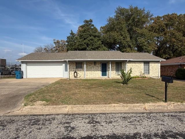 This is a charming, well maintained 3 bedroom, 2 bath, 2 car garage home located on a quiet street just next door to Mt. Pleasant High School and offers easy access to Interstate 30! This home sits on an oversized lot and has additional concrete poured for extra driveway parking. The oversized lot features nice shade trees and a chainlink fence along with a storage shed in the backyard. The two car garage features additional shelving and built ins perfect for a work shop area. Ceramic tile throughout and a large utility room with additional storage space. 

Property is being sold as is. Listing agent is related to seller. Buyers and buyers agent to verify all information.