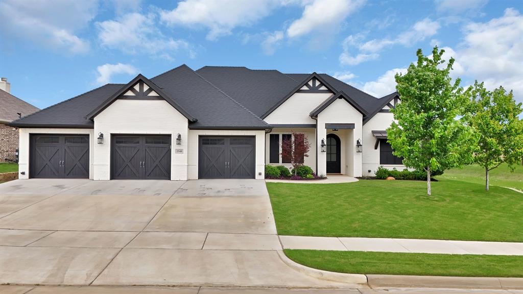 Experience coastal inspired living right here in Texas! This custom modern farmhouse offers 3 bedrooms, 3 full baths, a 3-car garage, and an open-concept design perfect for everyday living and entertaining. Updated hardwood flooring flows through the main living areas and into the spacious primary suite.

The chef's kitchen features custom soft-close cabinetry, pots and pans drawers, granite countertops, a gas cooktop, oversized vent hood, and a large walk in pantry. A separate dining room and breakfast nook provide plenty of space for hosting family and friends. Secondary bedrooms are generously sized with oversized closets, while custom ceiling details and 8-foot doorways add character and craftsmanship throughout the home.

The primary suite is a true retreat with a spa-inspired bath featuring travertine finishes, dual-head walk-in shower, soaking tub, custom cabinetry, and an oversized walk in closet with built in dressers. The oversized 3-car garage includes epoxy flooring and easily accommodates larger trucks. New roof installed in 2025.

The backyard is where this property truly shines. Enjoy your own private resort with a saltwater pool, raised spa, fire bowls, pool house, mature palm trees, and expansive patio space. Whether you're entertaining guests, enjoying a quiet evening by the water, or spending weekends poolside, this outdoor oasis delivers a luxury vacation feel without leaving home.

Additional features include optional solar shades for enhanced comfort and light control.

Rarely do you find a home that combines modern farmhouse style, luxury finishes, and a resort-style backyard so seamlessly. This is the perfect blend of comfort, elegance, and outdoor living.