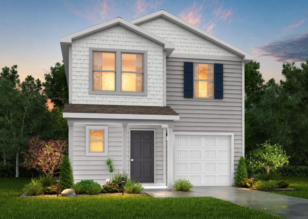 MLS# 21320267 - Built by NHC - Oct 2026 completion! ~ The Everglades Plan from our Freedom Series offers an ideal blend of space, functionality, and value. This charming 2-story home features 4 bedrooms, 2.5 bathrooms, a 1-car garage, and 1,600 square feet of thoughtfully designed living space.  Step into the welcoming entryway, where you’ll find a convenient half bathroom and the staircase leading to the upper level. Continue down the hall past the laundry room and into the open concept living area. The kitchen, complete with a central island, overlooks the dining area and family room, creating a perfect space for meals and family time.  Upstairs, the primary suite offers a private retreat with its own bathroom. Three additional bedrooms and a full bathroom complete the upper level, providing ample space for family or guests.