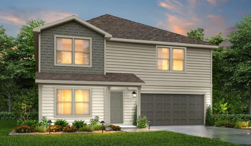 MLS# 21190883 - Built by NHC - Jul 2026 completion! ~ Model 3396 B1 - Jefferson  The Jefferson Plan from our Liberty Series redefines spacious living, offering a layout designed for ultimate comfort and convenience. This 2-story home features 5 bedrooms, 3 bathrooms, a 2-car garage, and a generous 3,396 square feet of living space. This unique plan includes two primary bedrooms, each with a private bathroom — one conveniently located on the main level and the other on the upper level, offering flexible living options for multigenerational families or hosting long-term guests.  As you enter, you’ll pass a versatile flex room and a half bathroom before arriving at the open-concept kitchen. The kitchen, complete with a central island, seamlessly overlooks the dining area and spacious family room, making it the heart of the home. Stairs located in the family room lead to the upper level, where you’ll find three additional bedrooms, one full bathroom, a huge loft for additional living or entertaining space, and a conveniently located laundry room.