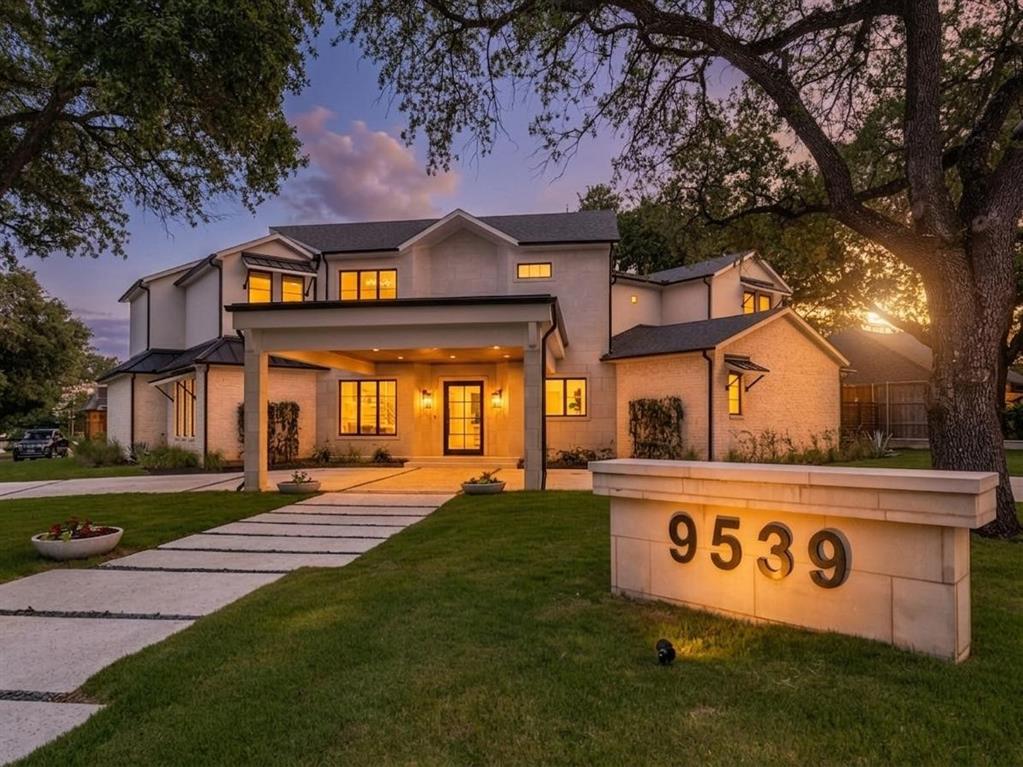 This architectural gem is more than just a home; it is a bespoke sanctuary situated in the highly coveted Windsor Park neighborhood—a quiet, tree-lined enclave in the true heart of Dallas. Designed by a top local visionary, this residence is MOVE IN READY and offers a masterclass in modern luxury, proving that sophisticated design can coexist perfectly with warmth, comfort, and effortless gatherings. From the moment you arrive, the abundance of parking space with a porte cochere for 4 cars plus an oversized circle drive and the striking façade set a tone of exclusivity. The floor plan is a true rarity featuring the primary suite with a fireplace plus two full guest bedrooms on the first level; ideal for growing families and extended stay guests. The second floor features three additional bedrooms and a dedicated entertainment lounge complete with a wet bar and a sprawling balcony with another outdoor fireplace that’s perfect for sunset cocktails or crisp autumn evenings. For the ultimate convenience while entertaining, a dumbwaiter connects the levels, allowing for effortless transport of refreshments and cuisine between floors plus an elevator closet to ensure a forever home for any stage of life. To complete the pinnacle of luxury living, enjoy the private backyard oasis year round with a sparkling pool, outdoor living area with fireplace, and an outdoor kitchen. This home is tucked in a serene community while being mere minutes from the city’s premier destinations including world class shopping at the luxury fashion houses of Highland Park Village and the acclaimed NorthPark Center. This amazing location has premier medical access to The Carrell Clinic, Texas Health Presbyterian, and the Southwestern Medical District and close to SMU and top-tier private and public schools.  Call agent for showings.