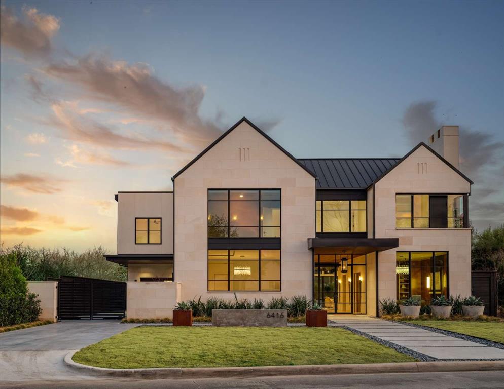 Nestled on prestigious Park Lane in the heart of Preston Hollow, this modern masterpiece by S&R Development offers ~6,400 square feet of air-conditioned interior space plus an additional 500 square feet of covered outdoor kitchen and entertainment area. Blending contemporary design with refined luxury, the home features five bedrooms, five full baths, and two half baths.
A dramatic entry welcomes you with soaring beamed vaulted ceilings and floor-to-ceiling windows that fill the home with natural light. The first floor hosts a luxurious primary suite, while the second level includes four bedrooms, each with an en-suite bath and walk-in closet.

Designed for both comfort and entertaining, the home includes a spacious game room, exercise room, media room, and an oversized three-car garage. The chef’s kitchen, equipped with top-of-the-line Sub-Zero and Wolf appliances, flows seamlessly into the main living areas. Three indoor fireplaces add warmth and ambiance throughout.

The covered outdoor patio features a full kitchen and fireplace, creating an ideal space for year-round entertaining. Beyond, a large backyard with a sparkling pool offers a private retreat.

With a timeless limestone exterior and exceptional craftsmanship throughout, this Park Lane estate delivers elevated living in one of Dallas’ most sought-after neighborhoods.