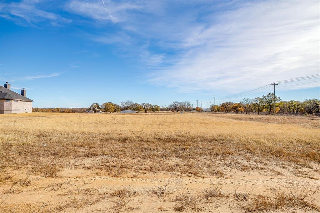 Sitting on a spacious 2 acre lot you'll enjoy peaceful country living with no HOA, no city taxes and no water bills! Located in a highly rated school district and less than an hour from Fort Worth, this home offers the best of both worlds, quiet country charm with easy access to the city. This one is move in ready and waiting for it's new owners 

Bring your own builder- or sit on it, use our builders…all options for these lots. No minimum time to have it built.