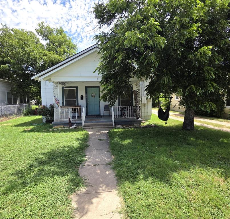 BRING ALL OFFERS! HIGHLY MOTIVATED SELLER and the property is priced below the county tax appraisal value. The home features a covered front porch and a fenced backyard with a storage building. Recent updates include a new water heater installed in 2024 and a new roof in 2026. The sale includes  one window unit, and one portable unit, an electric range, though there is also a gas connection available for a gas range if preferred.
This property is a great opportunity for a new family or as a rental investment.