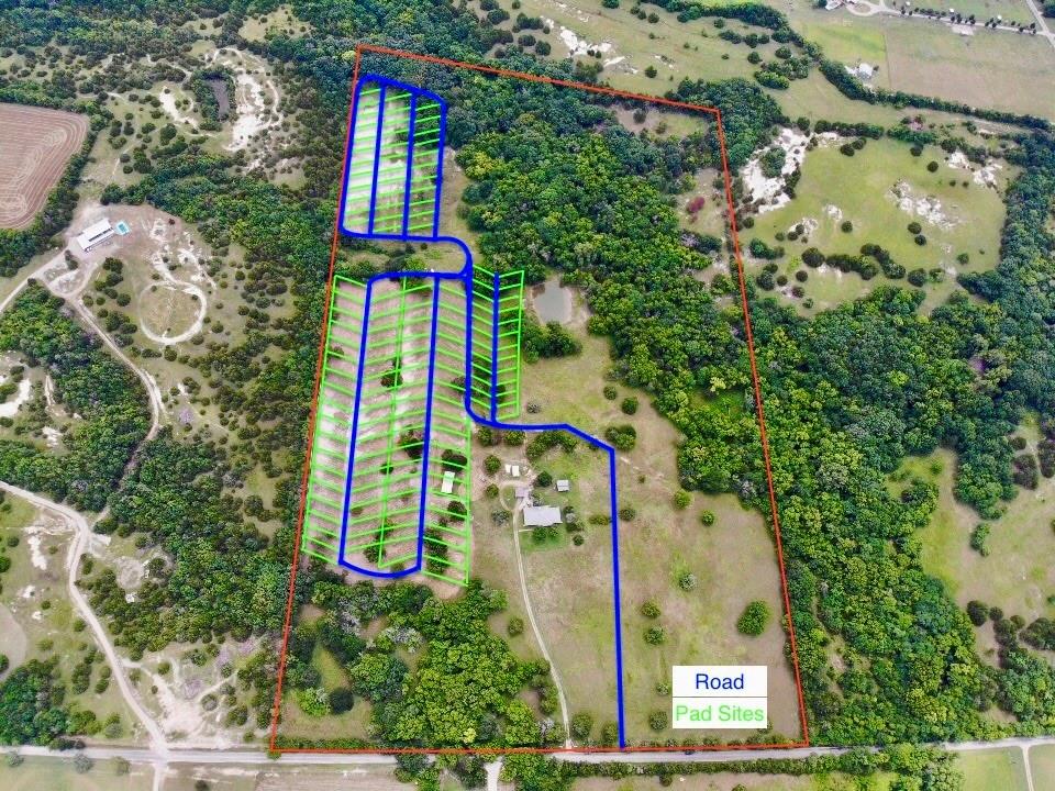 Welcome to 738 Campground Rd in Sherman, TX—an incredibly unique, multi-use property spanning nearly 50 acres of picturesque North Texas countryside. With engineer reports, financing approvals in place and a thorough appraisal analysis, this property is primed and ready for the next steps to be taken for creating an amazing RV resort. The main home features 2,284 square feet with 4 spacious bedrooms and 3 full bathrooms, beautifully  updated with modern fixtures and finishes. A 1,200 square foot detached guest house, with matching renovations to the main house, offers flexible space for extended family, short-term rentals, or staff quarters.
The land is gently hilly, mostly cleared, and partially wooded, centered around a beautifully manicured pond and enclosed by a white picket fence. A true highlight is the RV resort development opportunity: civil engineering and groundwork are already in place for an RV resort with 121-pad sites and 18 cabins. Even more exciting, this project has USDA loan approval, with the appraisal, feasibility report, SCORE projections, and full funding package already approved by Citizens Bank, making this a truly shovel-ready venture for investors or developers.
Additional barns and storage sheds are ample room for storing anything needed to make this a fully functioning business. Whether you’re seeking a peaceful homestead, a thriving business location, or both—738 Campground Rd delivers unmatched value, vision, and verified funding support.
All tractors, equipment & home furnishings will convey with an acceptable offer.
Seller financing available.