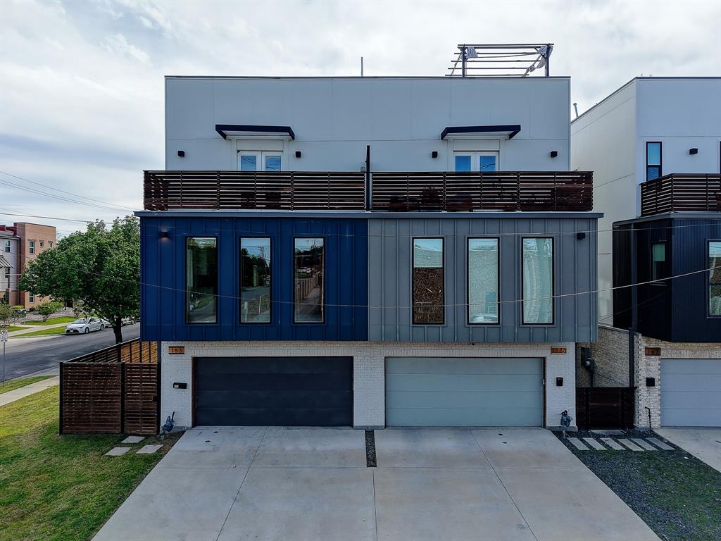 Stunning modern 3-bedroom, 3-bath, 3-story half duplex ideally located near the Santa Fe Trail, minutes from Downtown Dallas, and close to the vibrant Deep Ellum district. This thoughtfully designed home features an open-concept layout with luxury flooring, designer lighting, Low-E floor-to-ceiling-windows, and smart home features throughout. The gourmet kitchen showcases Brazilian quartz countertops, custom cabinetry, and stainless steel appliances, with all appliances included—perfect for everyday living and entertaining. A versatile first-floor bedroom with a private ensuite bath offers flexibility for guests, multigenerational living, or a home office. The spacious third-floor owner’s retreat features a spa-inspired bathroom complete with a freestanding soaking tub, dual rainfall shower, and double vanity, along with a generous walk-in closet.  

Enjoy multiple levels of living and entertaining space, highlighted by a private rooftop deck with breathtaking Downtown Dallas skyline views—ideal for relaxing or hosting guests. Conveniently located with easy access to Deep Ellum’s dining, nightlife, shopping, and major highways, this home offers a rare combination of modern design, comfort, and prime urban living. SELLER IS VERY MOTIVATED...BRING ALL OFFERS.