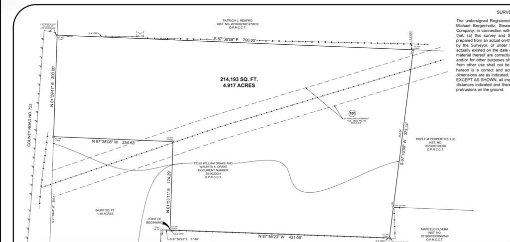 R H Locke Surv Abs #517 - Land