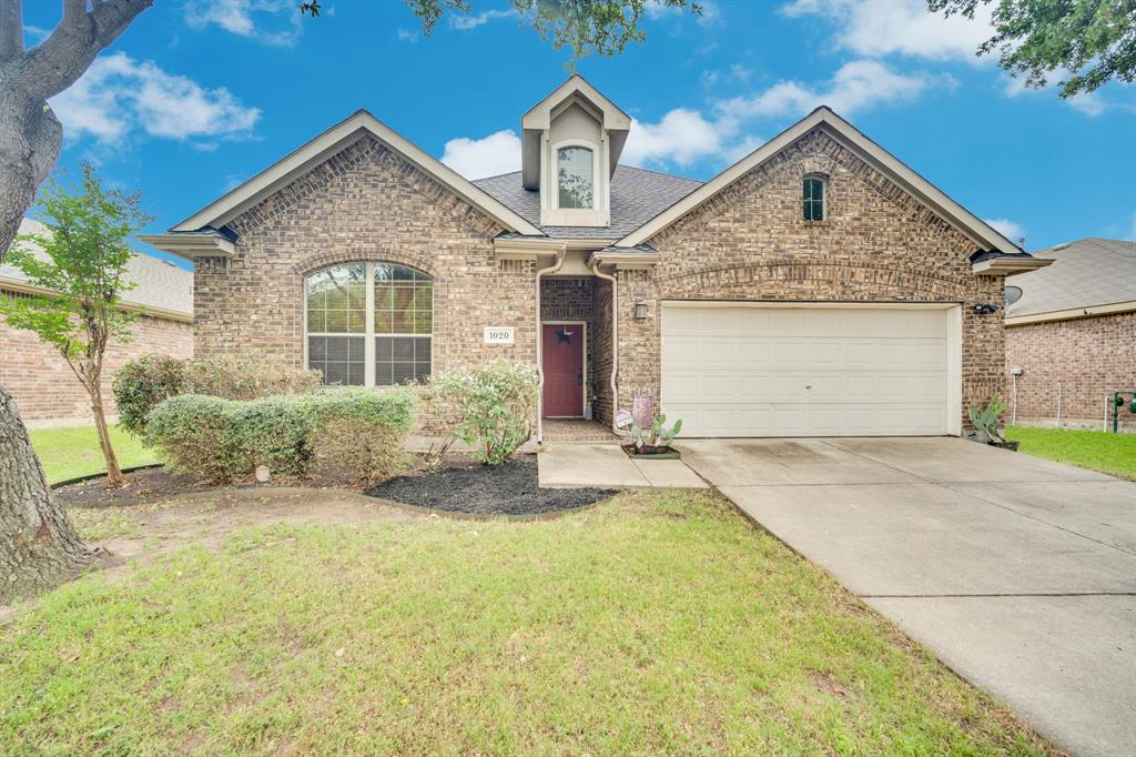 This one checks all the boxes! Beautifully maintained single-story American Legend home featuring 3 bedrooms, 2 bathrooms, and a bright, open-concept layout designed for easy living and entertaining. The spacious kitchen is the heart of the home—complete with granite countertops, stainless steel appliances, ample cabinet space, and a cozy breakfast nook perfect for morning coffee. Need flexibility? The separate dining room can easily double as a home office or study. Throughout the home, you’ll find stunning engineered hardwood floors that add warmth and a touch of luxury.
The private primary suite overlooks the backyard and offers a relaxing retreat with dual sinks, a garden tub, separate shower, and a generous walk-in closet. Located in a vibrant community featuring three amenity centers with gym access and just a short walk to Lake Lewisville, this home blends comfort, style, and convenience in one perfect package.