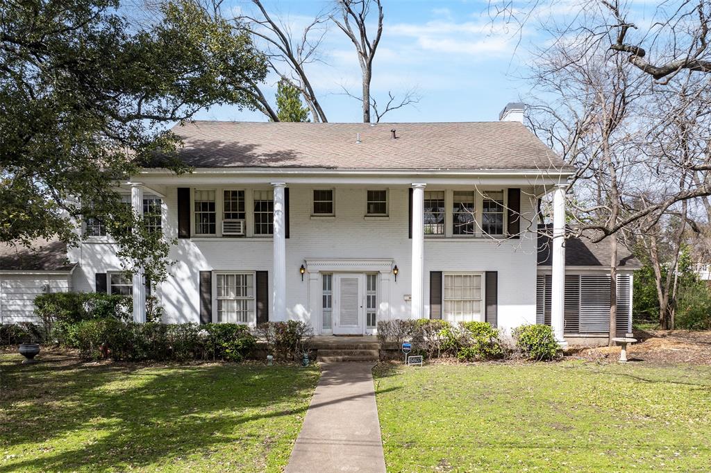 A Legacy Property in Exclusive Old Preston Hollow is an exceptional redevelopment opportunity! This oversized interior corner lot, over ½ acre at Lupton and Douglas, holds a rich history with only two owners since its 1941 construction. Ready for redevelopment, this property offers a unique opportunity to create your dream home. The corner location provides a sought-after side entrance access, and the parcel offers a blank canvas for a grand vision, accommodating a side-entry garage and a lavish backyard oasis, complete with a sparkling pool, private sport court, manicured putting green, and elegant guest quarters. Prime proximity to exceptional shopping and esteemed private schools. Recent survey is readily available, accompanied by streamlined instructions from Oncor for the removal of the existing power pole. While the colonial residence could be rebuilt maintaining its original character echoing the timeless charm of the neighborhood, the land is the true prize.