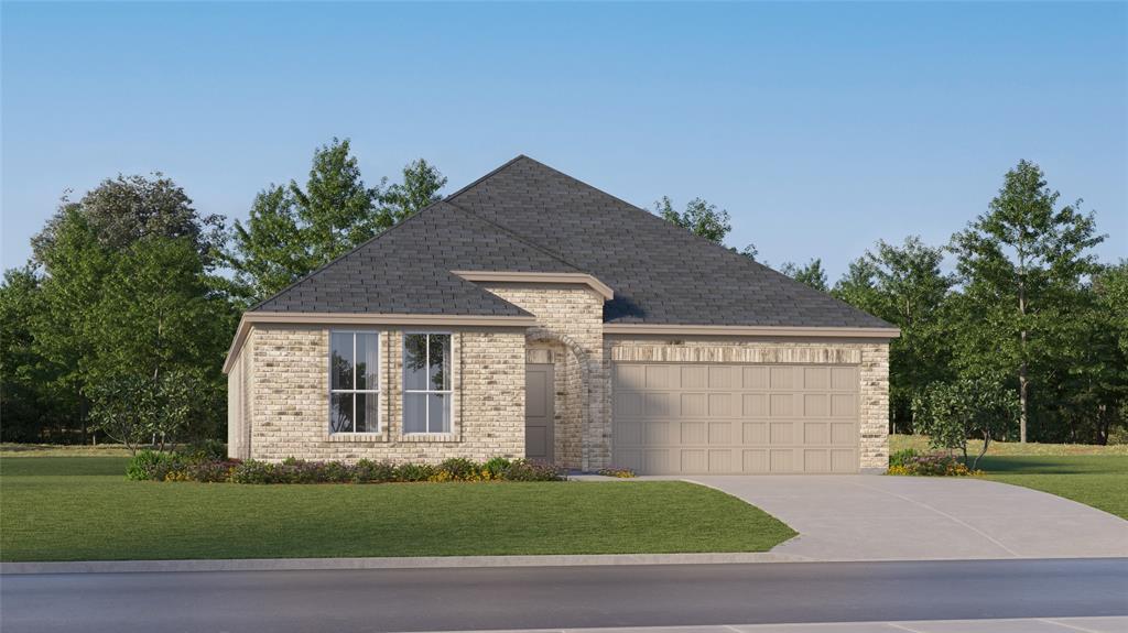 This home shares an open layout between the kitchen, nook and family room for easy entertaining, along with access to the covered patio for year-round outdoor lounging. A luxe owner's suite is in a rear of the home and comes complete with an en-suite bathroom and walk-in closet. There are three secondary bedrooms at the front of the home, ideal for household members and overnight guests, as well as a versatile flex space that can transform to meet the homeowner’s needs.
Prices and features may vary and are subject to change. Photos are for illustrative purposes only.