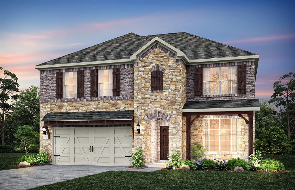 Gorgeous New Build in Creekview Meadows, Pilot Point:
Make your dream home a reality in the highly sought-after Creekview Meadows home! Ready for you Now, this exquisite two-story Caldwell Floorplan effortlessly combines space, style, and convenience. With 5 spacious bedrooms and 4 beautifully appointed bathrooms, this home is ideal for both families living and entertaining.
The Caldwell Floorplan brings you open concept living at its finest. The Gourmet Kitchen is a chef's delight, boasting top-of-the-line stainless steel appliances, sleek quartz countertops, and luxury vinyl flooring throughout, creating a warm and inviting atmosphere. Step outside to a generously sized covered back patio, perfect for hosting gatherings or enjoying quiet evenings outdoors.