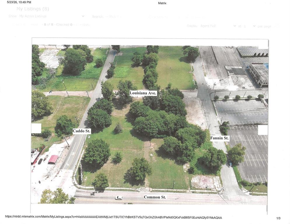 Discover this prime investment opportunity, 6,400 sf  City Lot 15, in the growing  Downtown District of Shreveport, which  can be sold separately or combined with Lot s 13, 14 and 16, 25,600 sf, 59% acre, at the corner of Caddo Street and Louisiana Avenue, provides for  many retail possibilities .It is located near a large, new apartment complex; one block from the highly-anticipated G-Unit Film and Television Studios of famed rapper, 50 Cent and currently being up-dated; two blocks from the new Louisiana State Office Building, under construction and six blocks from the massive entertinment ampatheater, opposite Bally's Casino, being built by 50 Cent to make Downtown Shreveport the Entertainment Center of the ARKLATEX. A versatile property, in the proximity of a new and soon-to-be booming entertainment district, makes it ideal for a variety of businesses:a hotel; a gas station convenience store; a large grocery store; restaurants; night clubs; a small apartment complex and a strip mall. This rapidly growing area provides excellent opportunities for entrepreneurs and investors interested in capitalizing on Shreveport's growth. There is a p;ossibility that this entire Block 2 , 16 lots, 2,35 acres can be purchased.