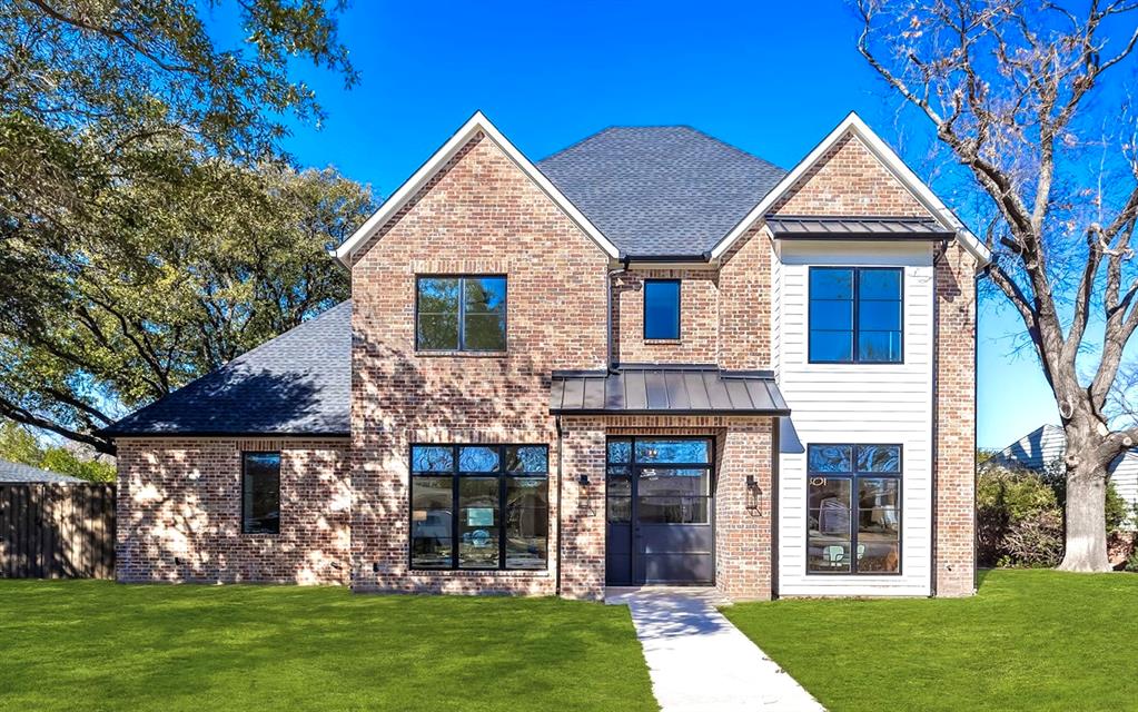 Beautiful new construction 4 bedroom 4.1 bath home located in the desired Midway Hollow neighborhood. The kitchen is a culinary masterpiece, complete with premium features, including a wet bar with beverage fridge and ice maker. It effortlessly transitions into a luxurious den, combining comfort and style. The primary bedroom is on the first floor, featuring a deluxe primary bath designed as a true sanctuary. This spa-like oasis encompasses two oversized walk-in closets, a free standing soaking tub, walk-in shower, dual vanities with exquisite finishes, and tasteful fixtures. Three additional bedrooms and a game room upstairs. The spacious backyard offers room for gatherings, and capacity for a future pool. Conveniently located close to some of Dallas' best shopping and dining, juts minutes from the tollway and Love field.