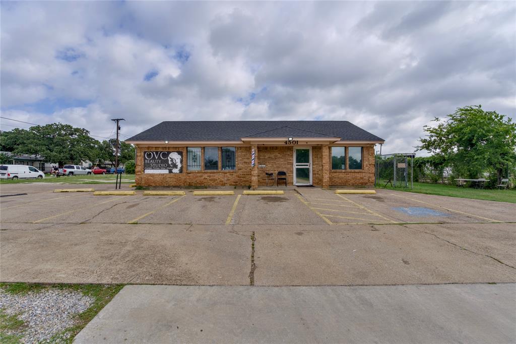 Turn key Barber shop or beauty studio! Prime commercial opportunity in a high visibility Fort Worth location! This freestanding commercial building is currently configured as a fully operational barber shop and beauty salon and is being offered with all salon and barber equipment included, providing a true turnkey opportunity for an owner-operator or investor. Features include multiple barber stations, salon styling areas, reception and waiting space, break area, restroom facilities, ample on-site parking, and a spacious lot with room for future expansion or additional business use. Ideal for a barber shop, beauty salon, med spa, tattoo studio, wellness business, office user, or other service oriented neighborhood commercial use. Real estate, furniture, fixtures, equipment, and salon furnishings convey with the sale. No lease to assume, own the building and operate your business from day one.