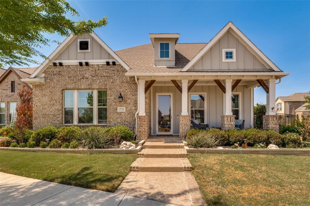 Welcome to  Viridian. This exceptional premium corner lot home sits across from a beautifully landscaped park perfect to enjoy from your front porch. Designed for convenience, this home lives like a one-story, featuring all 3 bedrooms on the main floor, with a spacious upstairs loft or game room offering flexible space for a second living area, media room, or guest retreat. The open concept layout includes a large living area with a cozy fireplace, flowing seamlessly into the kitchen with a generous island ideal for entertaining. The oversized primary suite overlooks the backyard and is conveniently located near the laundry and mud room, while the walk in closet features custom shelving for added organization. Enjoy outdoor living on the covered patio with shade protection, plus permanent outdoor holiday lighting for year round charm. A 3 car garage provides ample parking and space for a golf cart. Conveniently located near Arlington’s Entertainment District and major highways, this home offers the perfect blend of comfort, flexibility, and location.