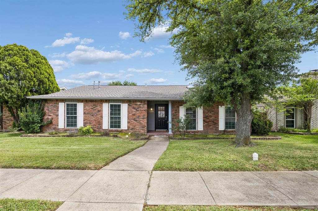 Welcome home to this charming 4-bedroom, 2-bath ranch-style home in Carrollton. Nestled against a beautiful greenbelt, this hidden gem offers a spacious backyard with peaceful views and plenty of room to relax or entertain. Inside, you’ll find a cozy family room with a fireplace, conveniently located just off the galley kitchen for easy everyday living. At the front of the home, a versatile flex space with a bar that creates the perfect setting for entertaining, a second living area, or even a home office. The large primary suite features its own ensuite bath, while the secondary bedrooms are generously sized and offer flexibility for family, guests, or workspace needs. With great bones, unique character, and endless potential, this home is waiting for the right owner to make it their own.