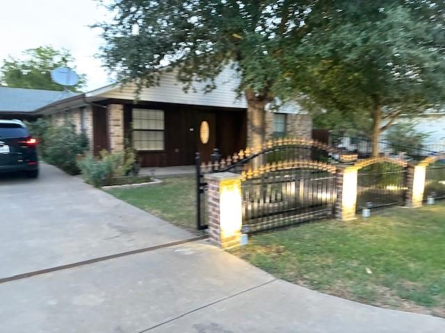 Beautiful property with recent paint, updated kitchen and baths; outside AC replaced in 2024 hot water heater replaced in 2023
   Located near I-45 close to restaurant and shopping areas.  Backyard has nice covered Gazebo that will impress your picky buyers for those special family gatherings. Great landscape with several trees and roses that refresh the air during spring and  summer days.  High privacy fence surrounds the entire backyard. A must see.