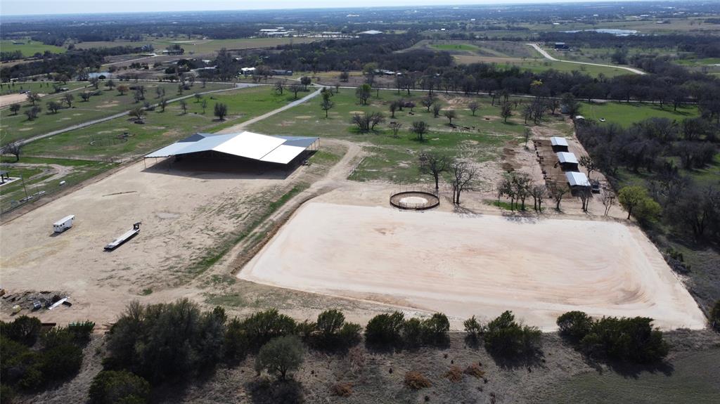 Amazing 15.710 Acres located 2.2 miles out of the Cowboy Capital Stephenville, Texas.  This versatile property has enormous potential and can be taken in any direction for any discipline.  135X190 Covered Arena has been engineered and designed for multiple apartments, washroom, tack room, horse walkers and anything else you can think of all under one roof.  20 GPM water well located just to the left of the Covered arena with 3 hydrants throughout the property.  3- 20X50 Horse sheds with tack and feed rooms attached on the end caps of each building.  52 foot pipe round pen to the west of the covered building, along with a 175X300 sanded pad perfect for the new roping arena install.  Multiple build sites for a new home, under the covered arena or just on the property.  This versatile horse property has ENDLESS POTENTIAL!  Plenty of room for truck and trailer parking.  This property offers a wide variety of possibilities, and can be finished with your personal touches to make it home.  Conveniently close to Stephenville, 377, and 281, but far enough to have peace and serenity of country living.