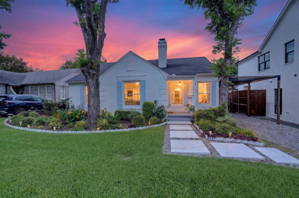 Gracefully blending classic Lakewood charm with refined modern updates, this exceptional bungalow is a rare offering in one of Dallas’ most treasured neighborhoods. Thoughtfully reimagined for today’s lifestyle, the home is filled with natural light, timeless finishes, and an effortless connection between indoor and outdoor living.

Designed for both everyday comfort and elegant entertaining, the heart of the home opens through a dramatic wall of sliding glass doors to a private backyard retreat, where a sparkling saltwater pool, lush landscaping, and inviting gathering spaces create a true extension of the living area. The beautifully appointed kitchen features quartz countertops, premium appliances, double ovens, a gas cooktop, and an open design that encourages conversation and connection.

The tranquil primary suite offers a luxurious escape with a spa-inspired bath, soaking tub, separate walk-in shower, dual vanities, generous walk-in closet, and conveniently integrated laundry.

Adding to the home’s exceptional appeal is a detached guest house with its own living area, kitchenette, bedroom, full bath, laundry, and private entrance—an incredibly versatile space equally suited for overnight guests, multigenerational living, a private office, fitness studio, or creative retreat.

Perfectly positioned just moments from White Rock Lake, the Dallas Arboretum and Botanical Garden, Lakewood Country Club, Lakewood Shopping Center, the Santa Fe Trail, and Downtown Dallas, this residence offers the rare opportunity to enjoy one of the city’s most sought-after neighborhoods while remaining within the acclaimed Lakewood Elementary attendance zone.

Elegant without pretense and rich in character, this is more than a home—it’s a Lakewood lifestyle.