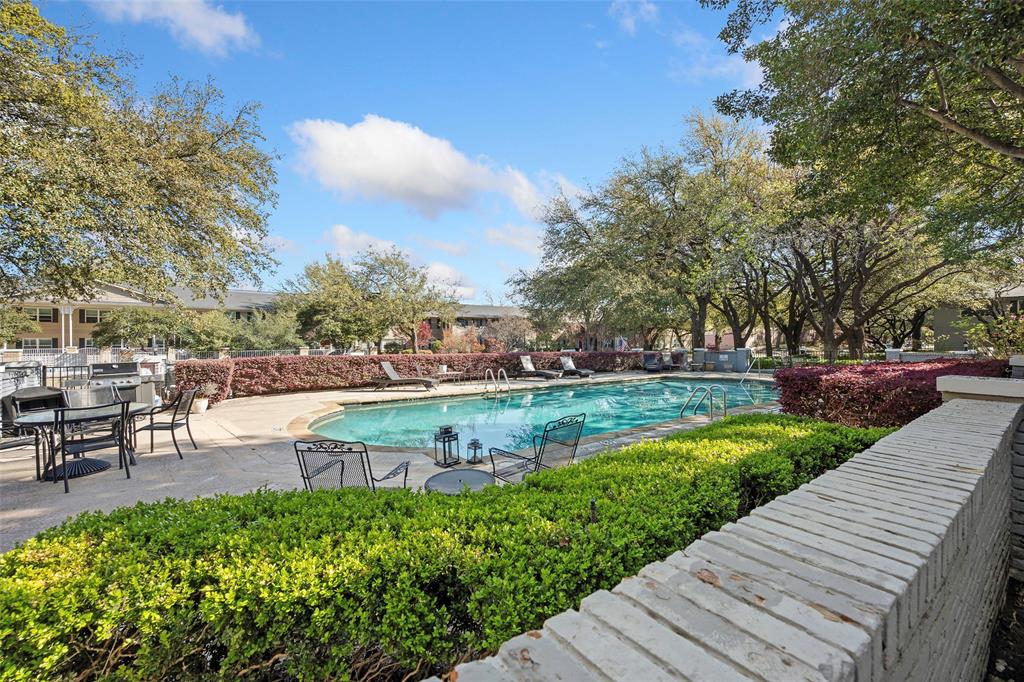 Thoughtfully designed luxury condo located in Preston Hollow, behind the pink wall.  Remodeled throughout, with custom appliances and cabinetry.  Completely modernized and updated interior.  Peaceful and quiet interior, while being among the most famous and prestigious neighborhoods in Dallas.  HOA dues include provided electric, water, trash and septic.  To understand you have to come see it yourself!