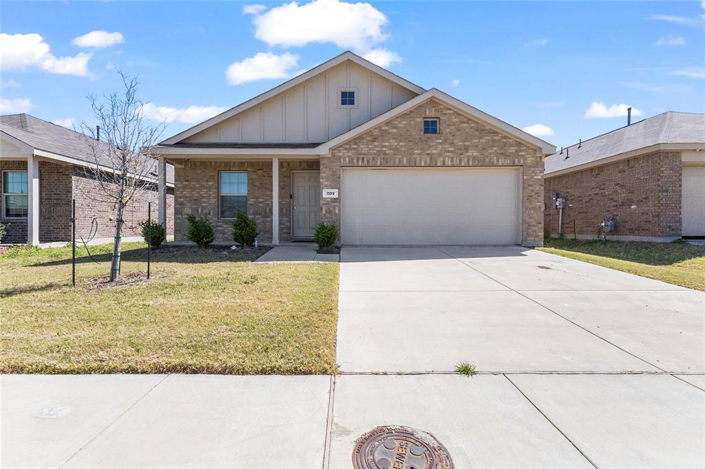 **MOVE IN READY**Current interest rate may be assumable.
Welcome to this like-new 3 bedroom, 2 bathroom, 2 car garage home located in the desirable BlueBonnet Estate subdivision. Built with the popular Fullerton plan by Lennar, this home offers a well-designed layout that blends comfort and functionality. The kitchen features quality appliances, abundant storage, and clear sight lines to the living and dining areas, making it ideal for both everyday living and entertaining. Luxury vinyl tile flooring runs throughout the main living spaces, adding style and durability. A split bedroom layout provides added privacy, with the primary suite offering its own ensuite bathroom for a relaxing retreat. Outside, enjoy fully sodded front and back yards equipped with a rain sensor for easy maintenance. Move-in ready and thoughtfully finished, this home is conveniently located close to shopping, dining, and area amenities. **FRIDGE AND WASHER & DRYER INCLUDED**