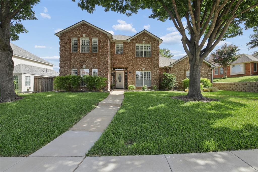 Beautifully updated home in lovely Carrollton neighborhood! This charming home features: 4 bedrooms, 3 full & 1 powder bathrooms, office space with built in shelves-cabinets, a front sitting room or den, separate full size dining room with decorative lighting, a gorgeous kitchen with stainless steel appliances & granite countertops, open concept living room with gas fireplace, utility room with built in cabinets & sink, downstairs primary with gas fireplace & ensuite bathroom, large primary bathroom with dual sinks-split shower and  tub- & walk in closet, 3 upstairs guest bedrooms (1 that could be a playroom or second living room), 2 full guest bathrooms (one is a jack & jill) both with separate vanities & shower-tub combinations, extra storage closet on upstairs landing, separate 2 car garage. The exquisitely maintained backyard is perfect for entertainingly, play, or just enjoying a quiet evening with privacy due to the large surrounding wood fence. Recent updates include: insulation & radiant barrier in December of 2020, new roof (with transferable warranty) & gutters in March of 2023, backyard shed in 2023, new water heater in December of 2024, two new HVAC units in May of 2024, new dishwasher in 2025, new microwave in 2026, foundation repair with transferable warranty in March of 2026.
Foundation - March 2026 (transferable warranty). Located in close proximity to restaurants, retail, and major highways, about 20 minutes to DFW Airport and 25 minutes to Downtown Dallas.