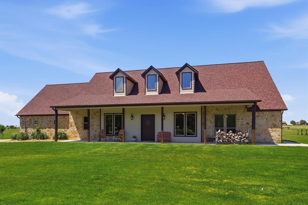 Welcome to your private Texas retreat, where luxury living meets peaceful country charm on 5 beautiful acres outside city limits. This exceptional custom farmhouse offers 4 bedrooms, 3 bathrooms, a dedicated office, media room, two dining areas, and a flexible layout with potential guest quarters or multigenerational living.

Inside, you’ll find incredible custom features throughout, including heated flooring, zoned AC with individual room thermostat controls, a tankless water heater, Viking stainless steel appliances, and countless high end finishes. In 2023, the owners completed approximately 900 additional square feet of living space and updated the home with all new windows, interior and exterior paint, light fixtures, AC units, and flooring throughout.

Step outside to your own resort-style backyard featuring a saltwater pool, expansive covered patio, and outdoor kitchen, perfect for entertaining year round. The property is fully outside city limits, allowing horses, chickens, pigs, and more. Deer and turkey are regularly seen roaming the land, creating a peaceful country setting just minutes from modern conveniences.

In 2024, the property was further enhanced with a full size pickleball court and an impressive 30x40 foot spray foam insulated workshop featuring two 12 foot doors ideal for RVs, boats, or large equipment. A new roof and gutters were also installed in November 2024 with a transferable 5 year warranty. Over 20 trees have been planted throughout the property for added beauty and privacy.

The luxurious primary bathroom was completely remodeled in 2025, and the standout feature is the stunning A frame cabin completed the same year. Currently used as an extremely successful income-producing property, brining in over $50,000 in only 11 months. 

Located near Eagle Mountain Lake trails and just 5 minutes from Lakeview Marina, this one of a kind property truly offers the best of luxury, recreation, and quiet country living.