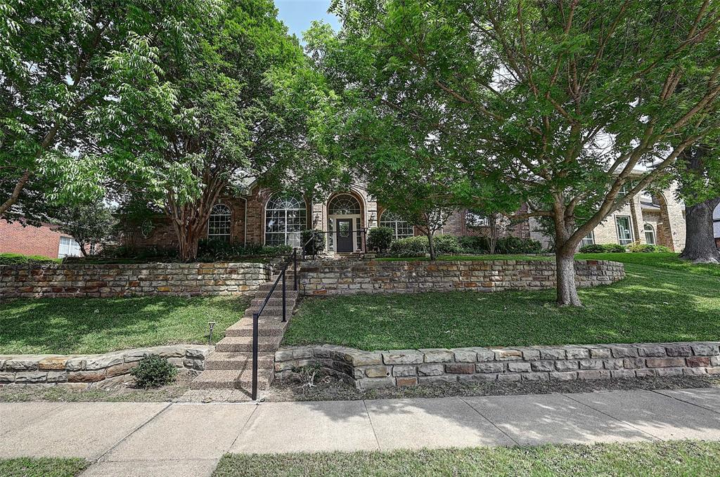 Welcome to this exceptional single story home in the Greens neighborhood offering a versatile multi generational layout with a private accessory dwelling unit ideal for extended family or guests. Designed with an open floor plan and split bedrooms, this home features spacious living and breakfast areas filled with natural light and enhanced by raised ceilings. The kitchen is generously sized with granite counters, abundant cabinetry, a second pantry, and plenty of workspace for everyday living and entertaining. The second and third bedrooms are secluded and share a Jack and Jill bath while a fourth bedroom is also privately situated, offering flexibility for guests or family. A dedicated office adds function for work or study. The primary suite is a true retreat with an ensuite bath featuring dual vanities, a jetted tub, separate shower, and an enormous custom closet. Enjoy outdoor living with a large backyard and two patios, one open and one covered, with the second patio just off the kitchen perfect for grilling. This home was built for a Goodman executive and includes all the bells and whistles along with numerous built ins and thoughtful upgrades throughout. Ideally located near Firewheel Golf Park, George Bush Turnpike, shopping, and dining, this property combines comfort, space, and location in one outstanding opportunity.No HOA dues on this home. Garland ISD your choice of schools.
