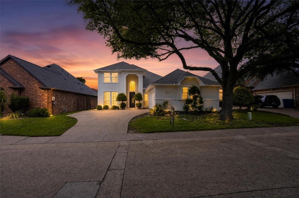 New Lower Price!!!Come take a look at this beautifully updated Golf Course Garden Home 3 bedroom 2 and half bath house. Enjoy stunning golf course views from this beautifully updated garden home located on the first hole and within walking distance of the country club. This move-in-ready home has been completely remodeled and features high ceilings, designer lighting, and an inviting entryway. The spacious living area is filled with natural light from large windows that showcase picturesque views of the course. A color-changing electric fireplace creates a warm and elegant focal point.The updated kitchen offers quartz countertops, stainless steel appliances, an electric cooktop, built-in microwave, stainless steel sink, and abundant storage, including convenient pull-out cabinet drawers. New laminate flooring flows throughout the home, providing a fresh and modern feel.The primary suite features golf course views, a luxurious spa like bathroom with double vanities, a walk-in shower, and a large walk-in closet. A private atrium offers the perfect space for relaxing.Additional highlights include a beautiful study with custom built-in bookcases and an upstairs balcony overlooking the golf course.This exceptional home combines modern updates, low-maintenance living, and an unbeatable golf course location.